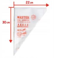 RĘKAW CUKIERNICZY WOREK FOLIOWY M 30cm - 10szt