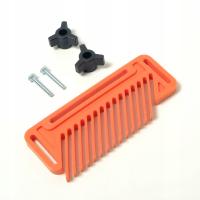 Grzebień dociskowy stolarski piły frezarki 19,5x8cm do profili t-track