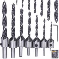 Набор сверл для деревообработки с зенковкой 7