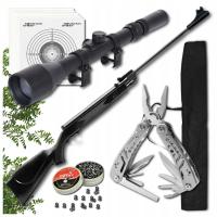 WIATRÓWKA SPRĘŻYNOWA SNOWPEAK 4,5mm + ZESTAW ŁAMANA NA ŚRUTY PREZENT ŚWIĘTA