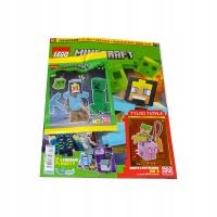 gazetka magazyn LEGO Minecraft 9 / 2025 + SZLAM CHEEPER DIAMENTOWY BOHATER