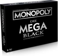 OUTLET MEGA Monopoly Black Edition Gra ekonomiczna planszowa j. niemiecki