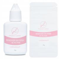 REMOVER w PŁYNIE z wit. E do kleju rzęs Premium Lashes 20ml + woreczek term