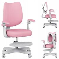 Fotel obrotowy dla dzieci i młodzieży MARK ADLER różowe krzesło do biurka