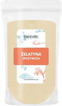 ŻELATYNA SPOŻYWCZA 180 BLOOM 1KG - WYSOKA JAKOŚĆ MOCNA!