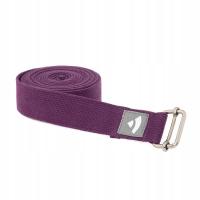 Pasek do jogi bawełniany Bodhi Asana belt XL 3m - fioletowy