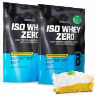 BIOTECH ISO WHEY ZERO 1000g PROTEIN ISOLATE WPI EAA 2x500g Sernik Cytrynowy