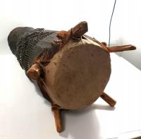 STARY PRZEPIĘKNY DUŻY BĘBEN AFRYKAŃSKI