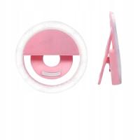 Lampa LED pierścieniowa USB do telefonu smartfona lampka do Selfie Samsung