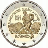 2 euro okol. Słowacja 2025 - hokej