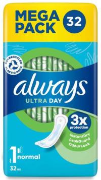 Always MEGA PACK Ultra Day Podpaski Higieniczne 32szt 9375