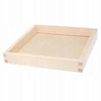 TACA drewniana TACA kelnerska śniadaniowa 20x20