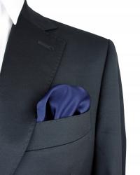 GRANATOWA POSZETKA CHUSTKA WYPUSTKA DO MARYNARKI