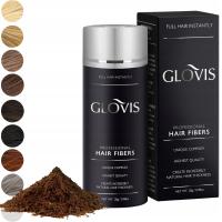 Włókna GLOVIS 28g Średni Brąz - Medium Brown Produkt na Przerzedzone Włosy
