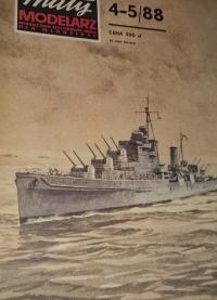 Малый модельер 4-5 / 88 HMS Dido состояние BDB