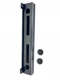 Ogranicznik furtki profilowy 40x20 czarny L280 RAL9005