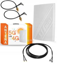 Antena 5G 4G LTE MIMO 14 T-MOBILE, ORANGE, PLAY CRC9 TS9 TWIX 10m