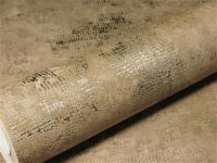 ОБОИ КОРИЧНЕВЫЕ ЗОЛОТЫЕ ПОТЕРТОСТИ БЕТОН ШТУКАТУРКА ТОЛСТЫЕ ОБОИ