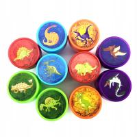 Pieczątki stemple stempelki dla dzieci dinozaury 10szt R15