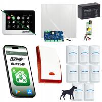 ZESTAW ALARMOWY ROPAM 8x CZUJNIK RUCHU BOSH PET PROFESJONALNY ALARM LTE GSM