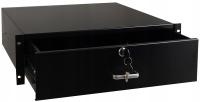 Szuflada Pulsar RASR3 3U czarna do szaf rack