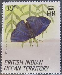 Brytyjskie Teryt. Oceanu Ind. stary znaczek (6/19