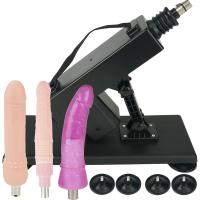 PENIS DILDO MASTURBATOR MASZYNA DO SEKSU Z WIBRATOR REGULACJA 420 RUCHÓW 3X