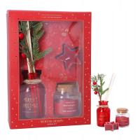 ZESTAW ZAPACHOWY patyczki zapachowe świeca Winter Berry prezent świąteczny