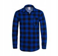 Wurth фланелевая рабочая рубашка сине-черная