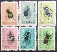 Fi 1132-1137 ** 1961 - chrząszcze - luzaki