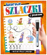 Kolorowe szlaczki z pisakiem Piszę i zmazuję 5 lat