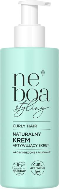 Neboa натуральный крем для волос активирующий завиток кудрявых волос 175 мл