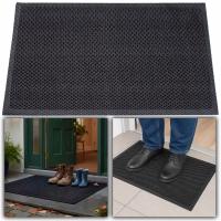 WYCIERACZKA POD DRZWI ZEWNĘTRZNA 3D DO BUTÓW ANTYPOŚLIZGOWA MATA 60x90 CM
