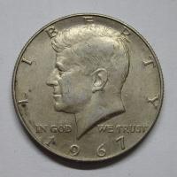 Half Dollar, USA, 1967r. X9450