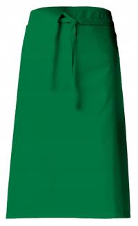 ZAPASKA FARTUCH KELNERSKA RESTAURACYJNA GASTRONOMICZNA ZIELONA 120 X 85 CM