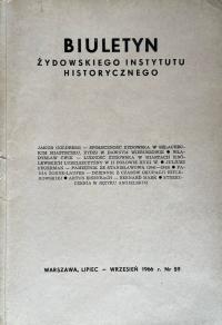 Biuletyn Żydowskiego Instytutu Historycznego 59 1966 Żydzi Wieruszów Chełm