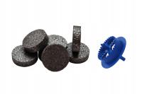 Zaślepki Styropianowe Grafitowe 67mm Zatyczki Krążki 1000szt. + FREZ GRATIS