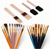Pędzle Malarskie 25 Sztuk Artystyczne Profesjonalne Precyzyjne Syntetyczne