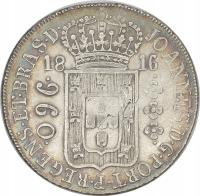 21.fur.BRAZYLIA, JAN VI, 960 REIS 1816