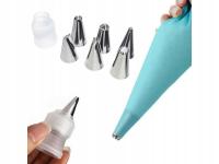 RĘKAW CUKIERNICZY DO CIAST DEKORATOR TORTÓW CIAST 7 TYLEK KOŃCÓWEK