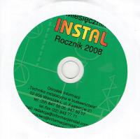 Miesięcznik Instal czasopismo 2008 rocznik na CD