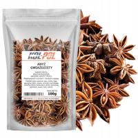 Звездчатый анис 100г Звездный весь ароматический для чая качество Коль-пол