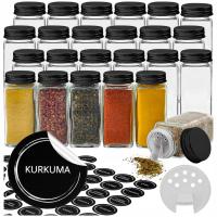 Банки банки для специй контейнеры набор для приправ 24шт 72 наклейки