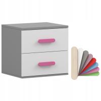 Система SMYK 22 тумбочка серый / белый Молодежный Детский производитель