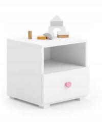 STOLIK NOCNY DLA DZIEWCZYNKI Szafka nocna z szufladą Mebel Młodzieżowy