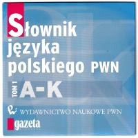 Gazeta Wyborcza Słownik języka polskiego PWN tom I A-K 1 PC / licencja wieczysta BOX