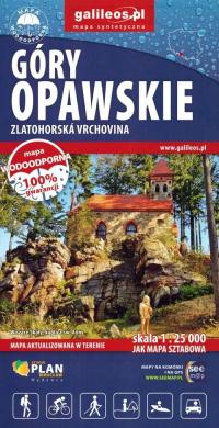 GÓRY OPAWSKIE MAPA TURYSTYCZNA WODOODPORNA GALILEOS 1:25 000