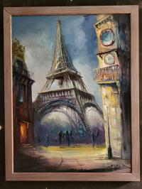 ,, Dzień w Paryżu ,, obraz olejny 80x60cm OD ARTYSTY! ARTUR SUDAK