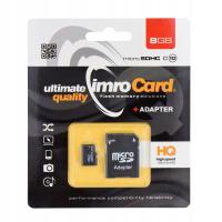 Imro karta pamięci 8 GB microSDHC kl. 10 + adapter