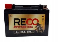 Akumulator motocyklowy żel Reco RTZ14S-GEL YTZ14S 12V 11,8Ah 230A